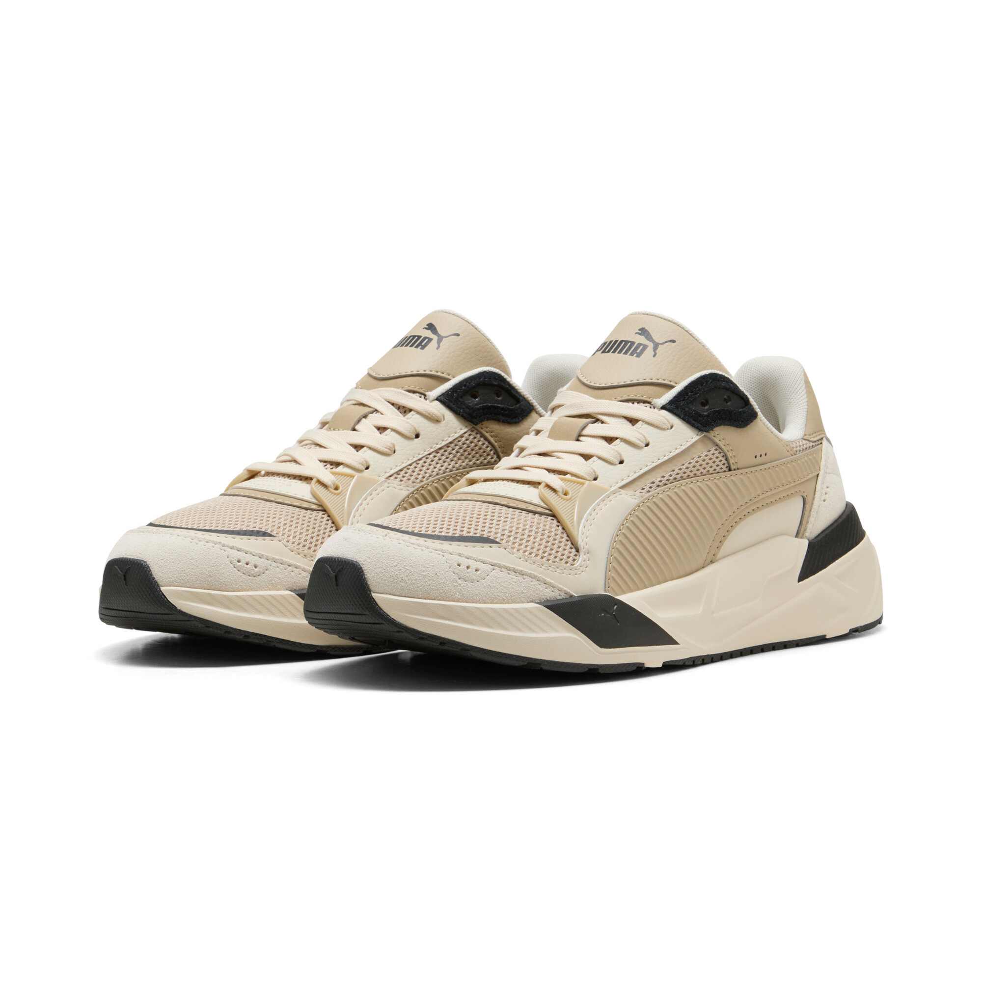 Tenis Puma Hombre Trinity 2 Casual 400230-26 Beige Negro - Image 5