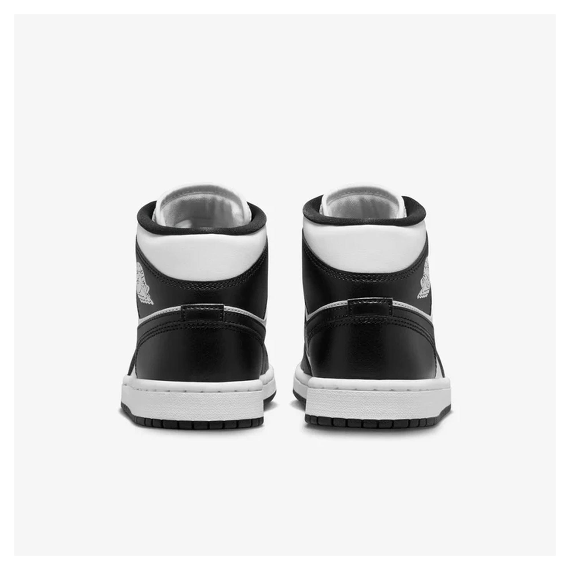 Tenis Jordan Mujer Air 1 Mid Casual DV0991-101 Blanco Negro - Image 5
