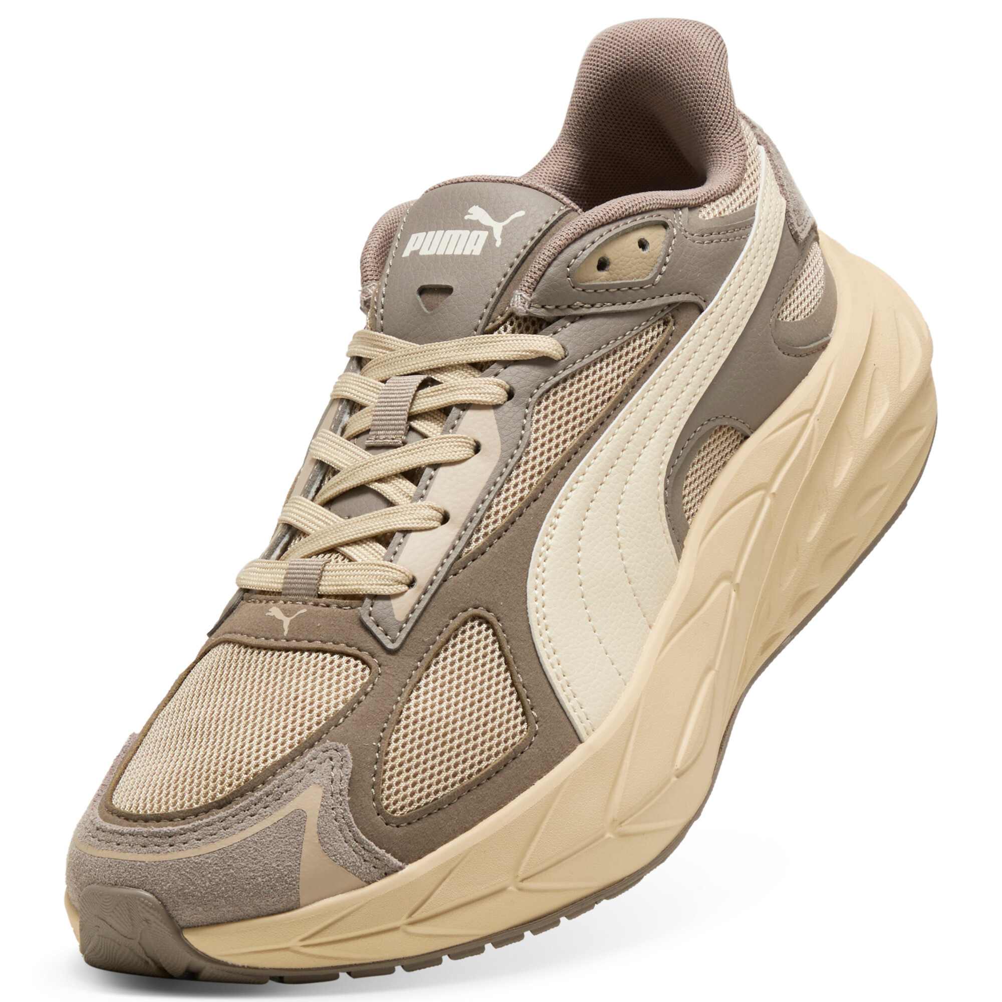 Tenis Puma Hombre Hypnotic LS 2 Casual 404714-11 Gris Beige - Image 3