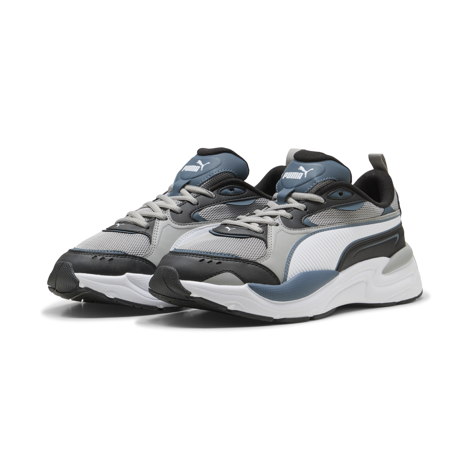 Tenis Puma Hombre X Ray 4 Casual 404747-11 Gris Negro - Image 3