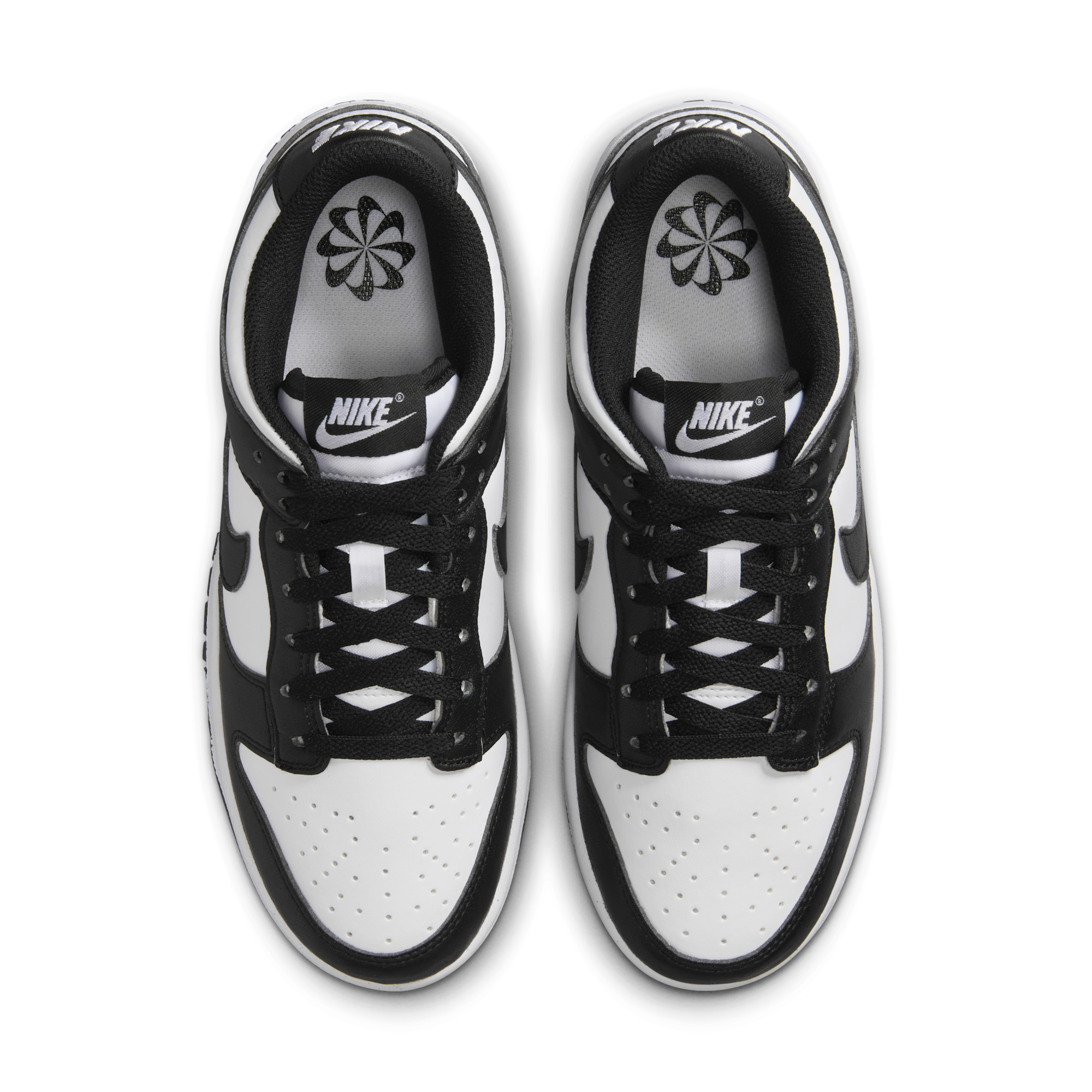 Tenis Nike Mujer Dunk Low Casual DD1873-115 Negro Blanco - Image 2