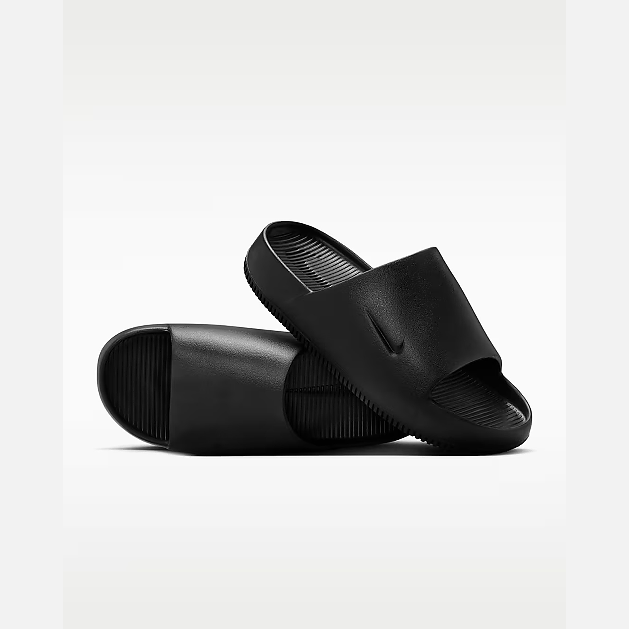 Chanclas Nike Mujer Calm Slide DX4816-001 Negras - Image 8