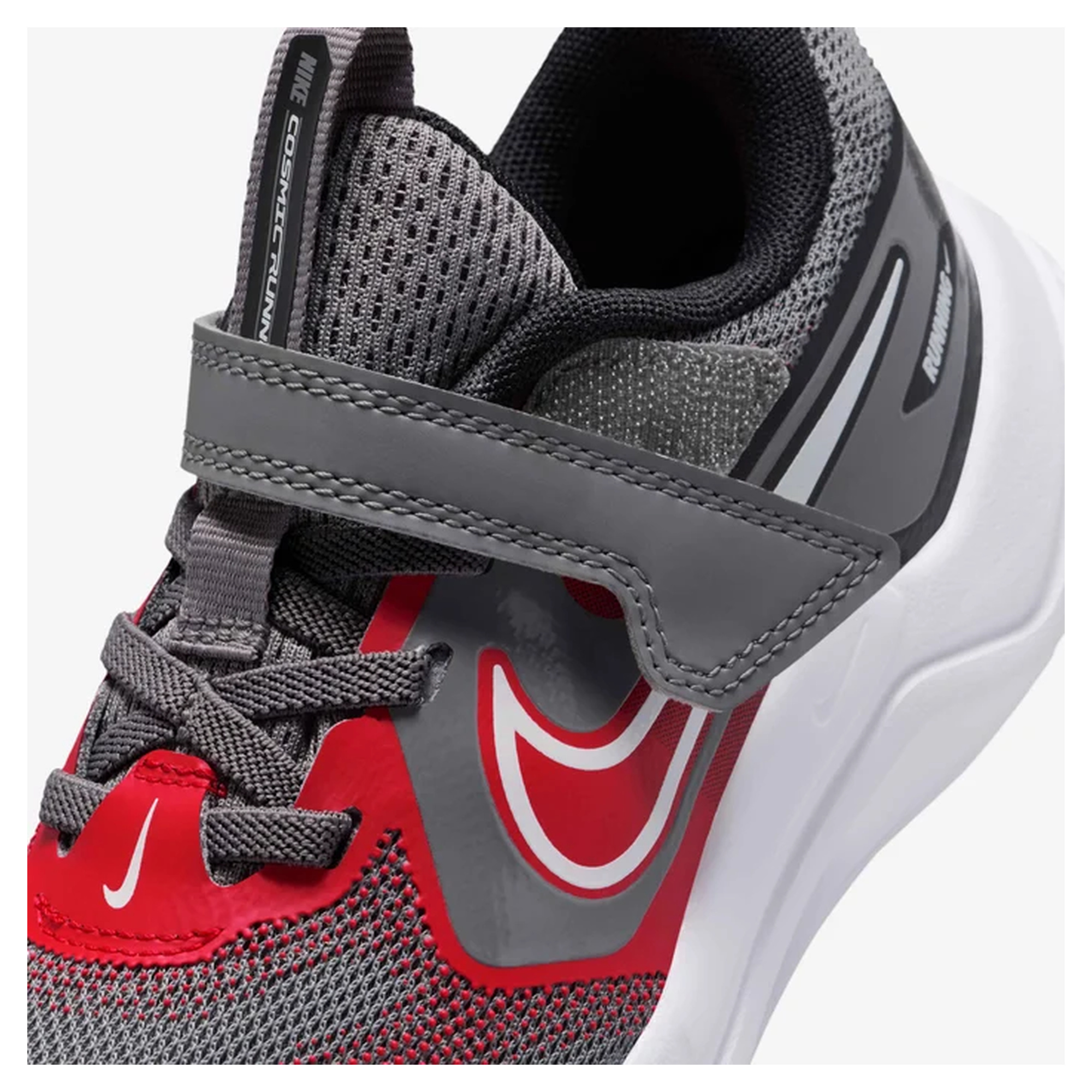 Tenis Nike Niño Cosmic Runner Running HM4400-012 Gris Rojo - Image 3