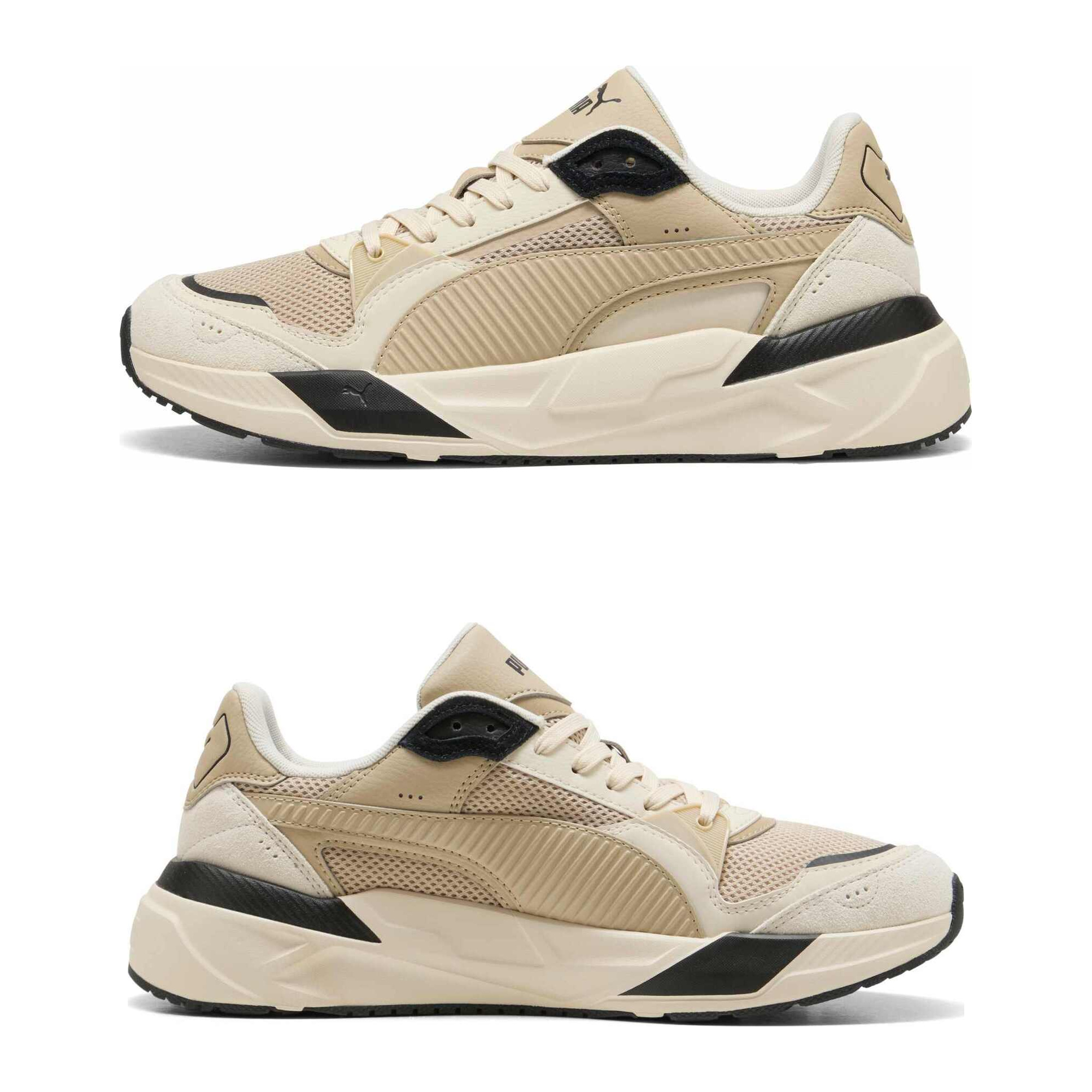 Tenis Puma Hombre Trinity 2 Casual 400230-26 Beige Negro - Image 2