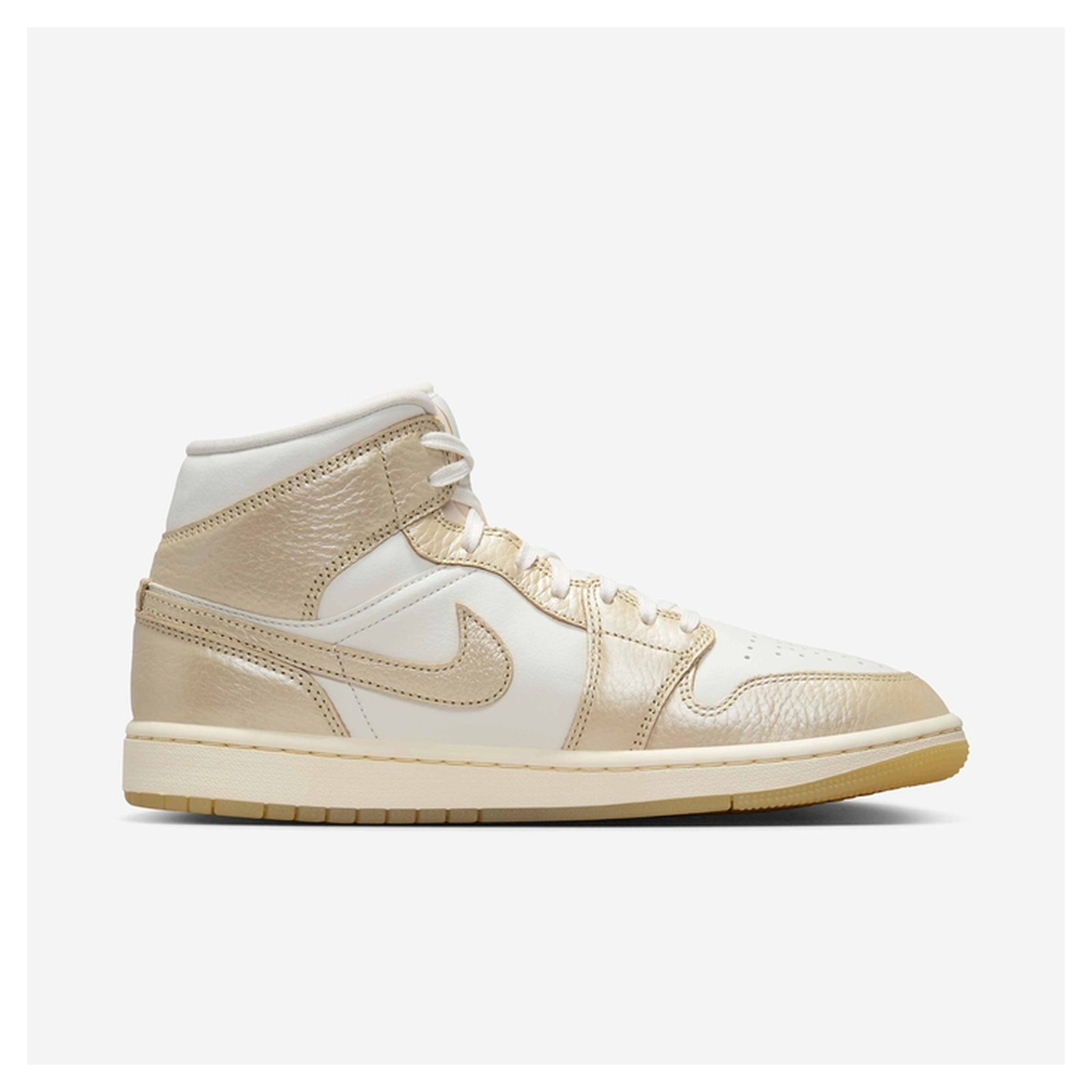 Tenis Jordan Mujer Air 1 Mid SE Casual HV5159-100 Beige - Image 4
