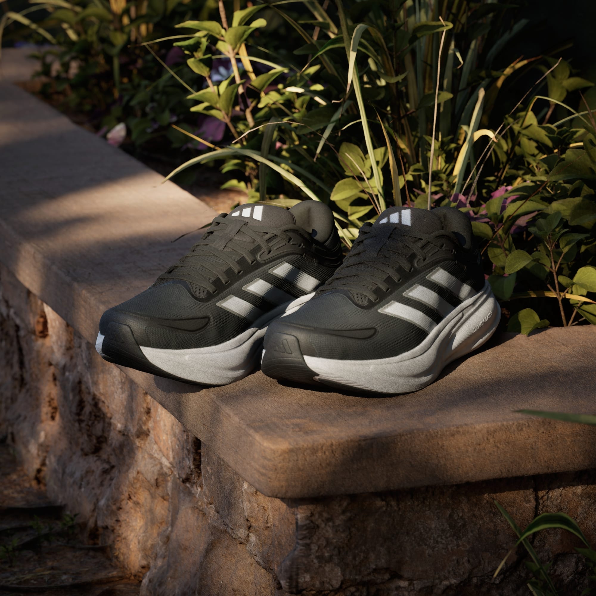 Tenis Adidas Hombre Response 2 Running KJ1748 Negro Blanco - Image 6