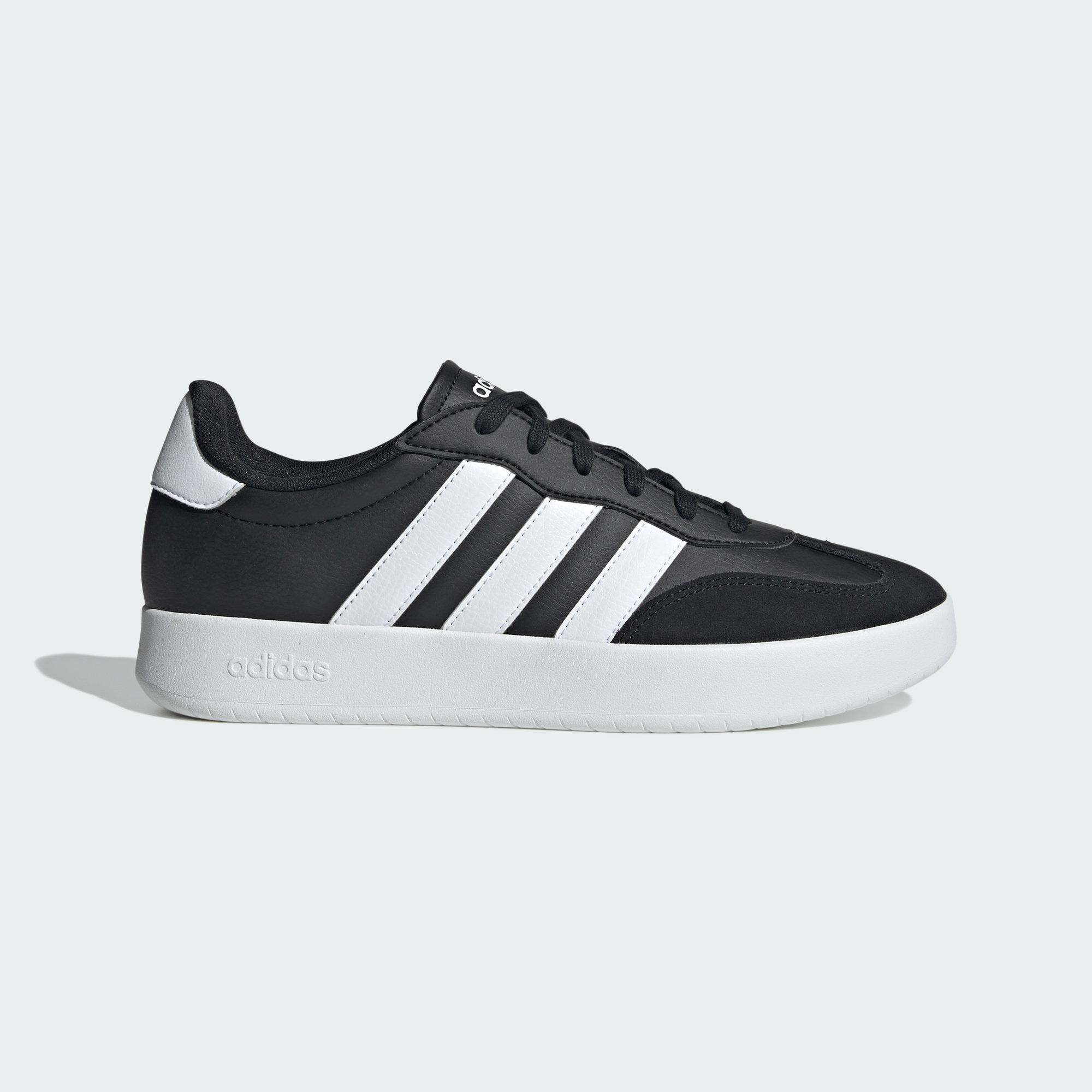 Tenis Adidas Hombre Barreda Casual JI2307 Negro Blanco
