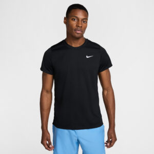 Camiseta Nike Hombre Court Victory Tenis FZ6921-010 Negro