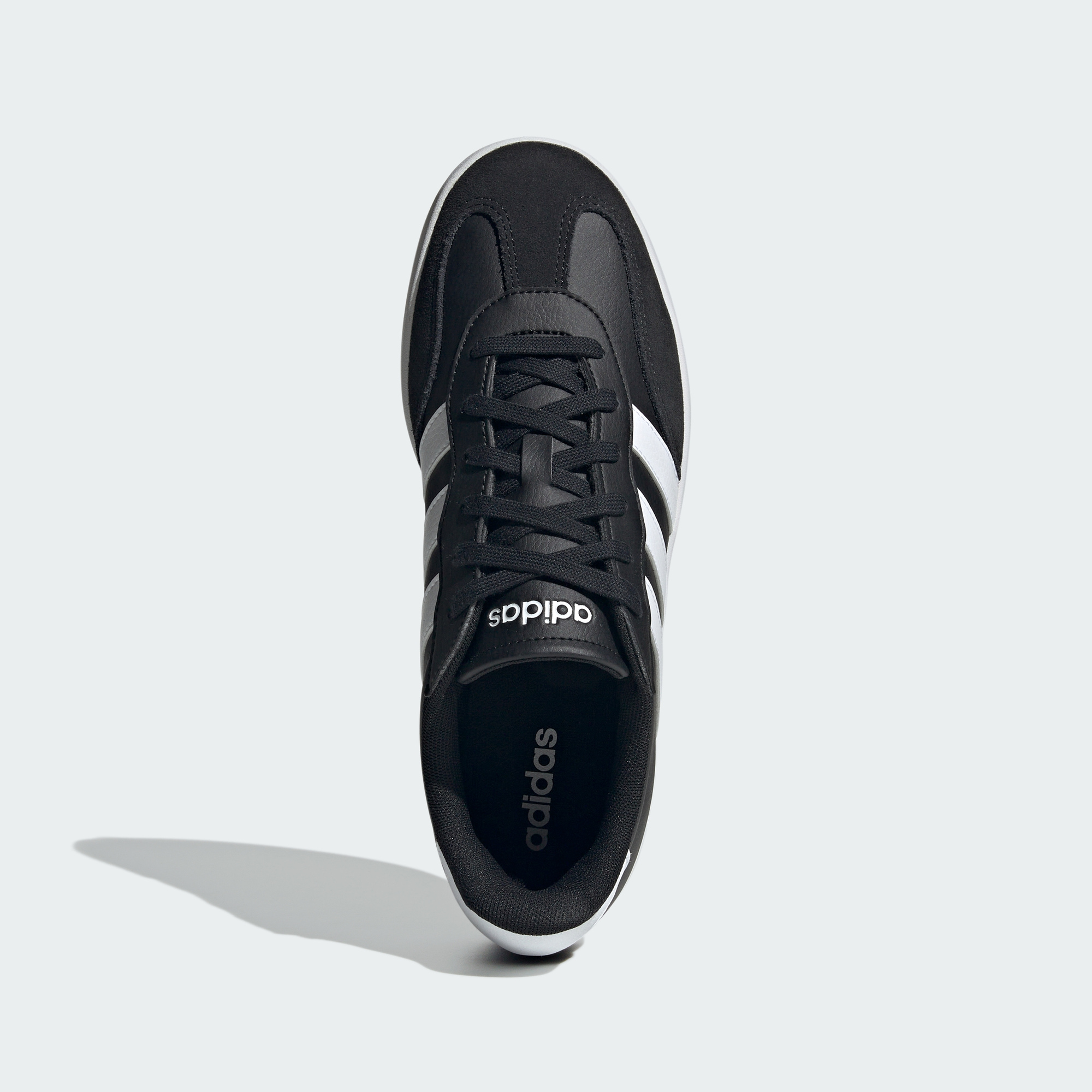 Tenis Adidas Hombre Barreda Casual JI2307 Negro Blanco - Image 4