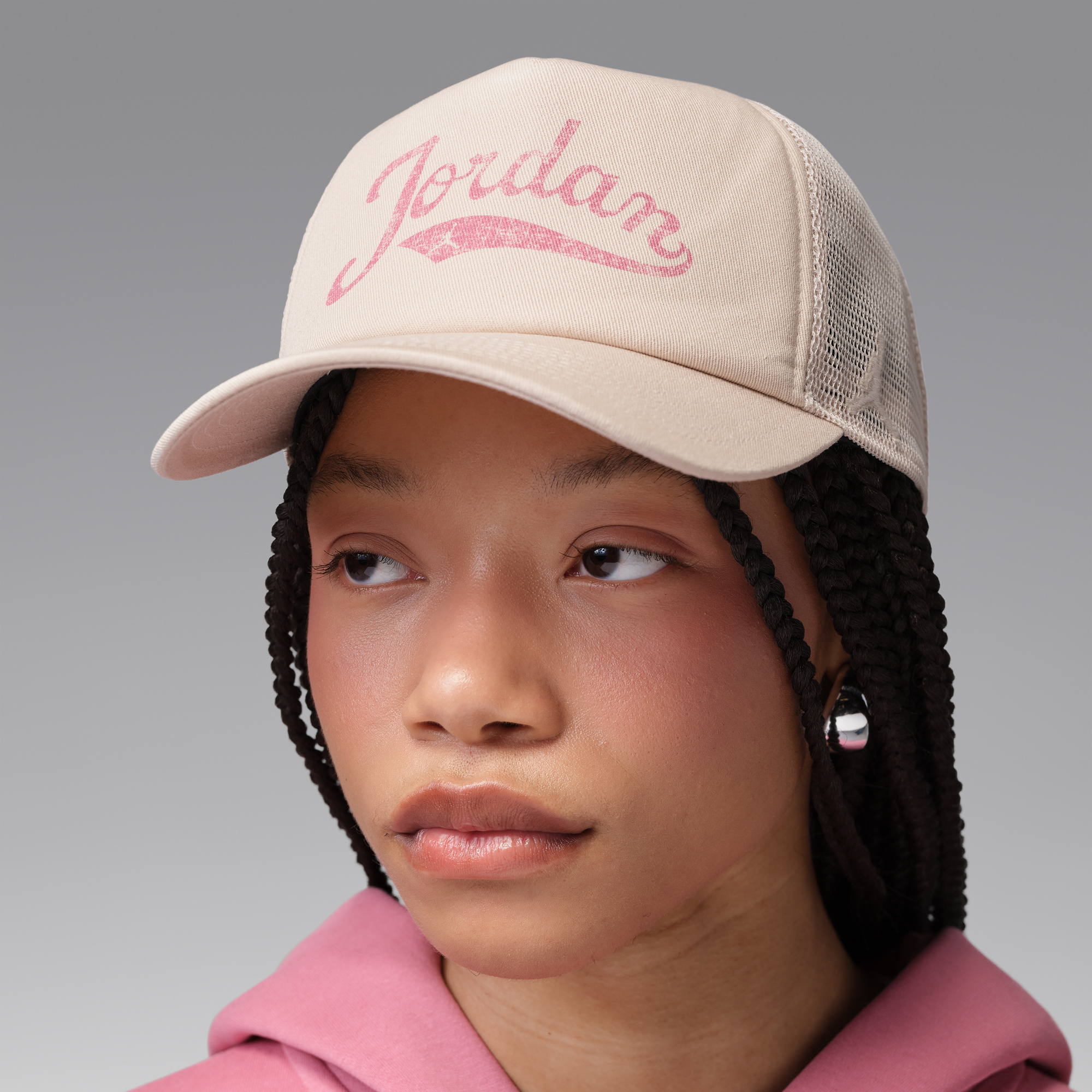 Gorra Jordan Rise Trucker Casual IR0513-126 Beige - Image 4