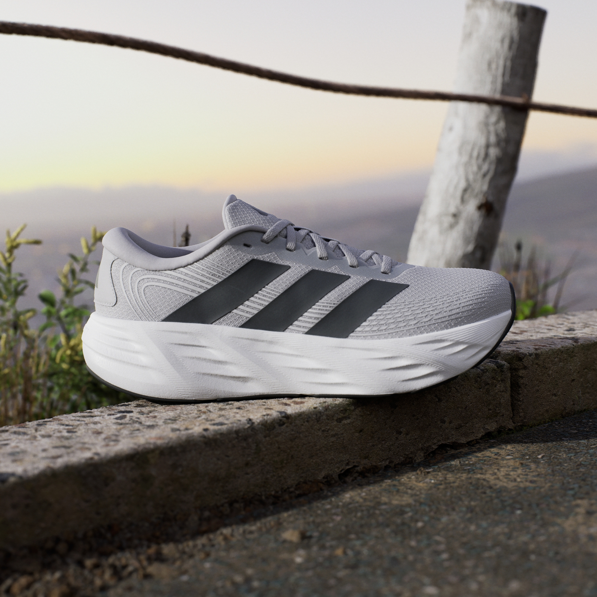 Tenis Adidas Hombre Galaxy 8 Running IH9808 Gris - Image 2