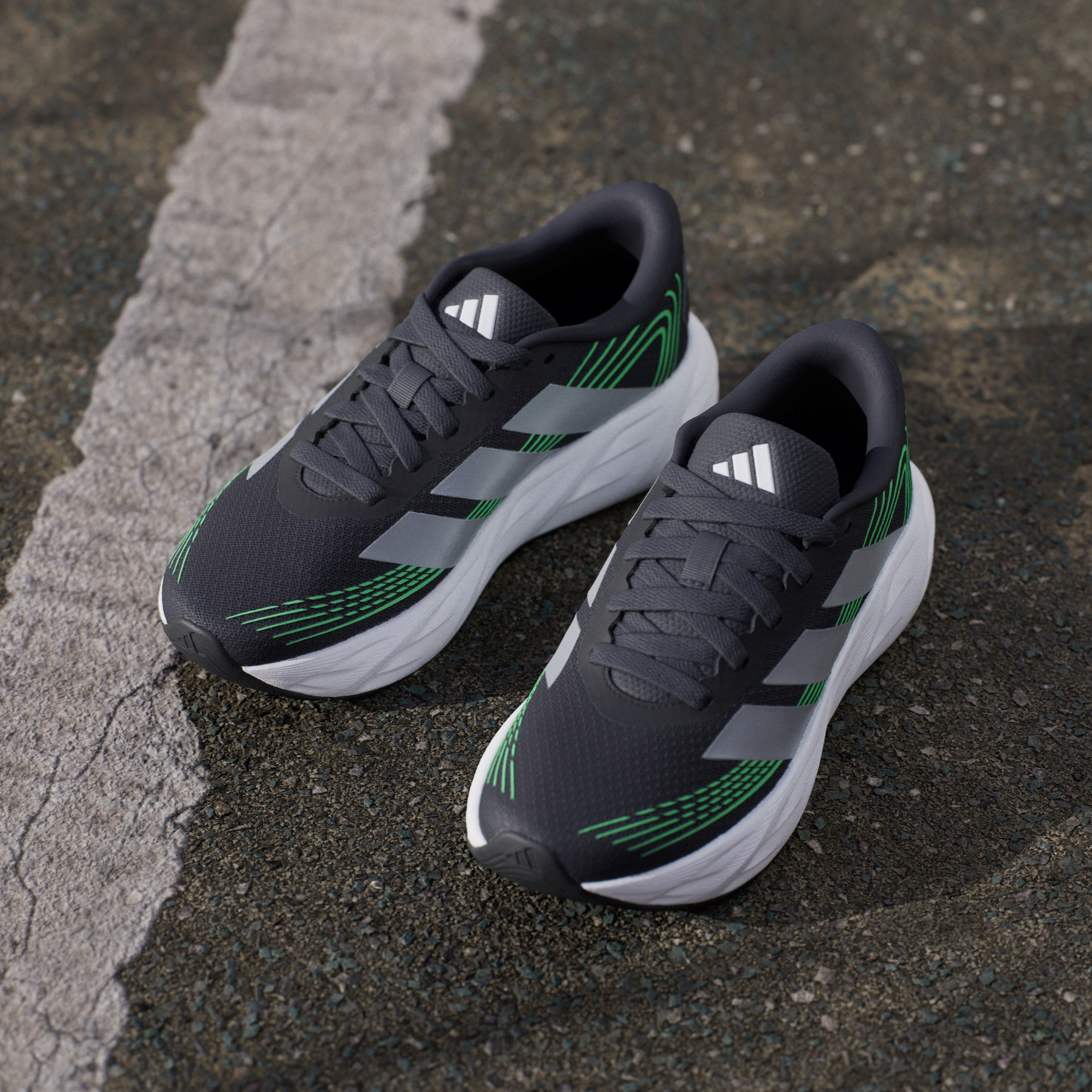 Tenis Adidas Infante Galaxy 8 Running KI1676 Gris Verde - Image 6