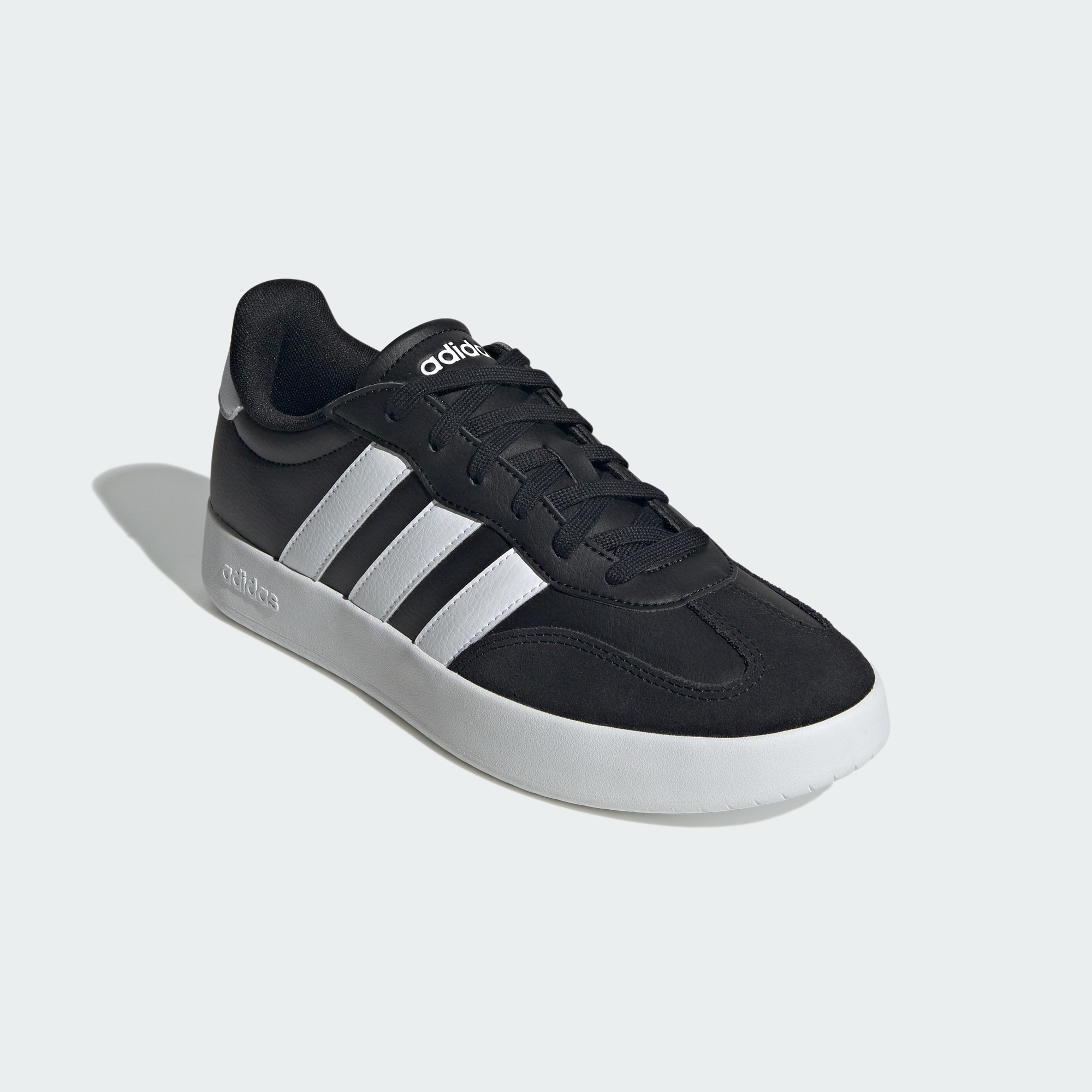 Tenis Adidas Hombre Barreda Casual JI2307 Negro Blanco - Image 6
