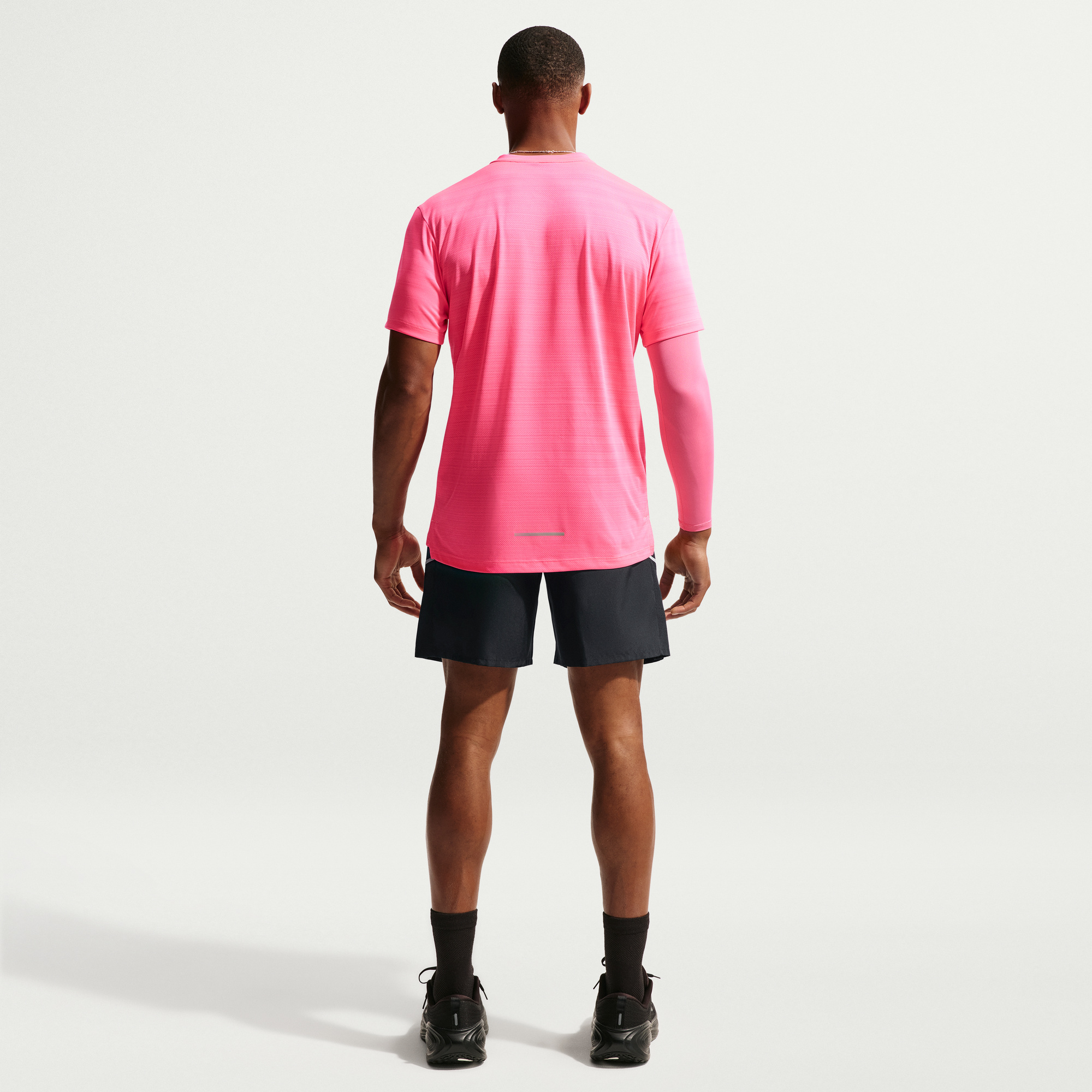 Pantaloneta Nike Hombre Miler Dri-FIT Running IF2056-010 Negro