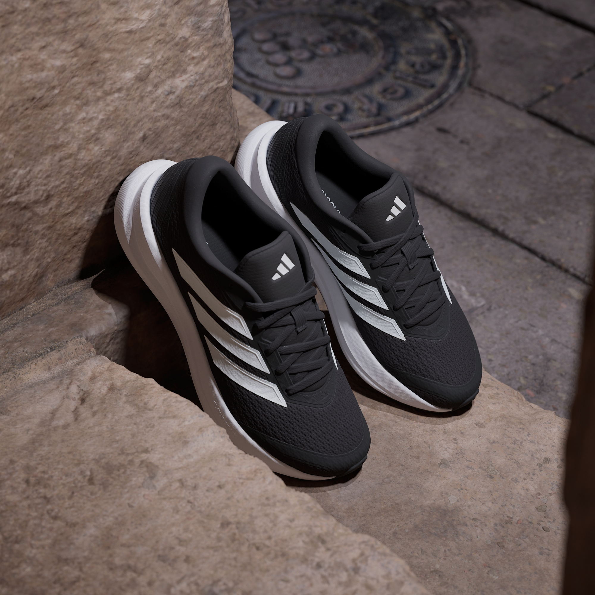 Tenis Adidas Mujer Runfalcon 6 Running IH9537 Negro Blanco - Image 6