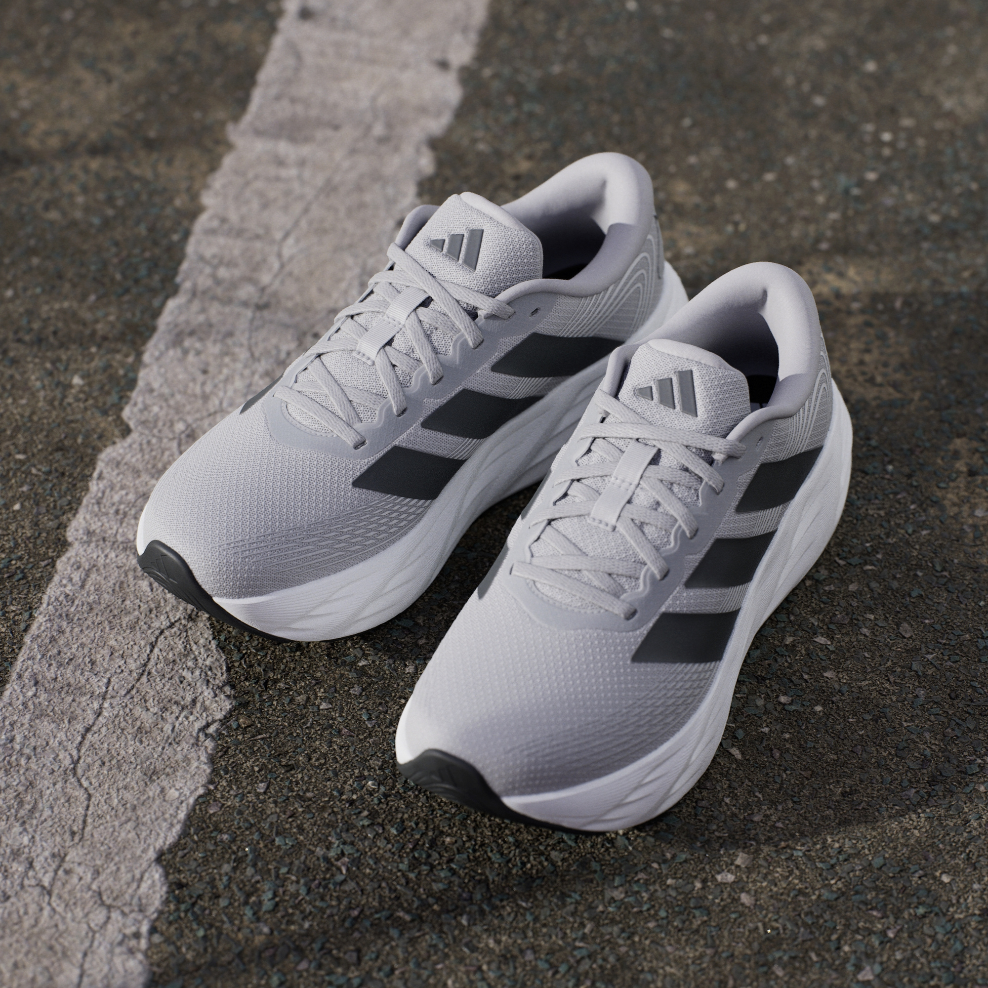 Tenis Adidas Hombre Galaxy 8 Running IH9808 Gris - Image 6