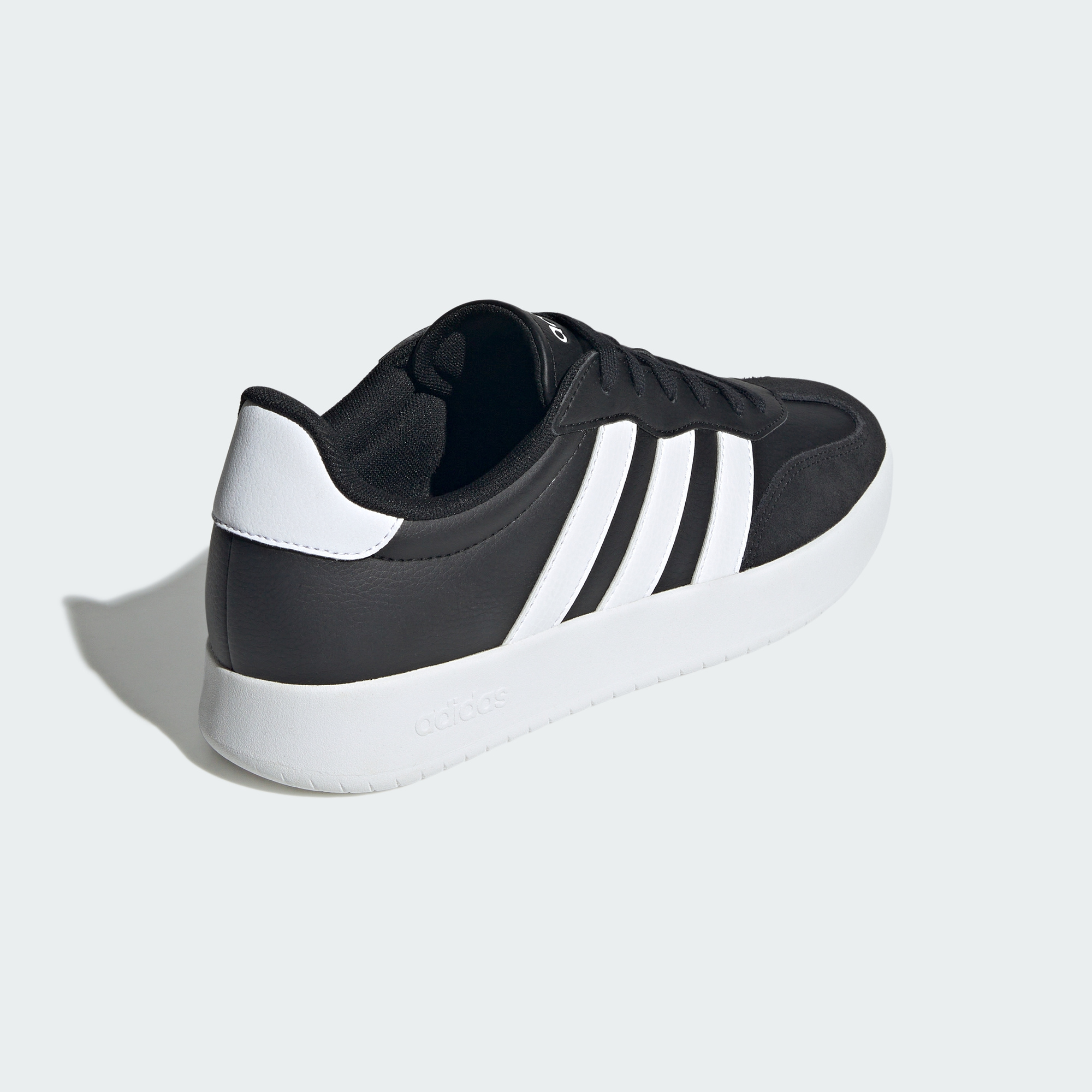 Tenis Adidas Hombre Barreda Casual JI2307 Negro Blanco - Image 5