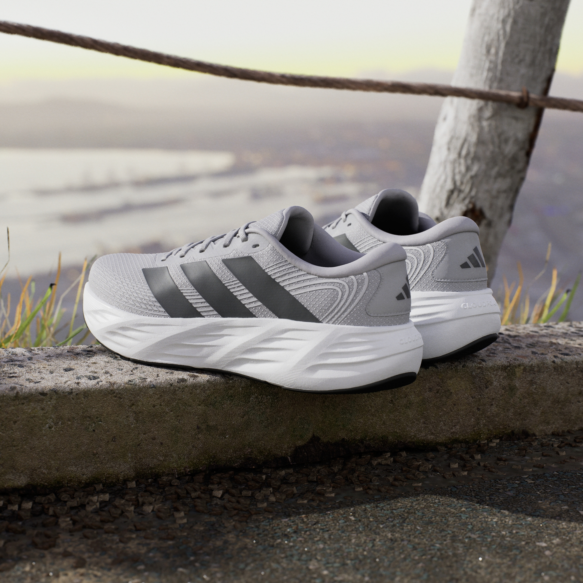 Tenis Adidas Hombre Galaxy 8 Running IH9808 Gris - Image 5