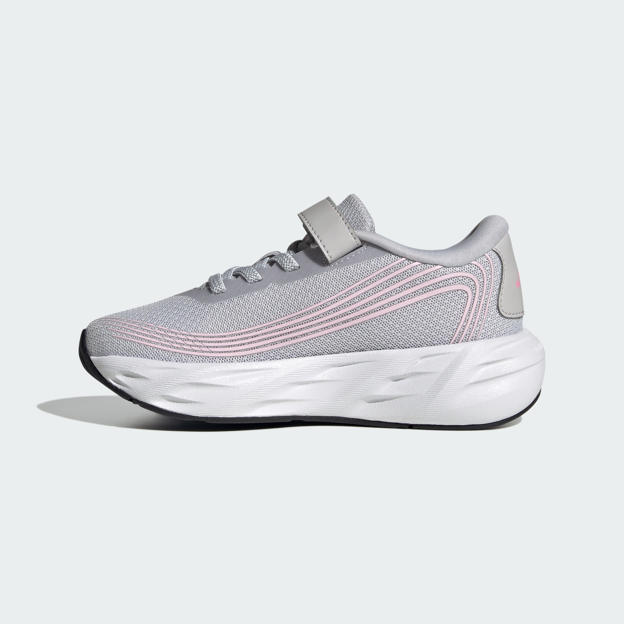 Tenis Adidas Infante Galaxy 8 EL C Running KI1685 Gris - Image 2
