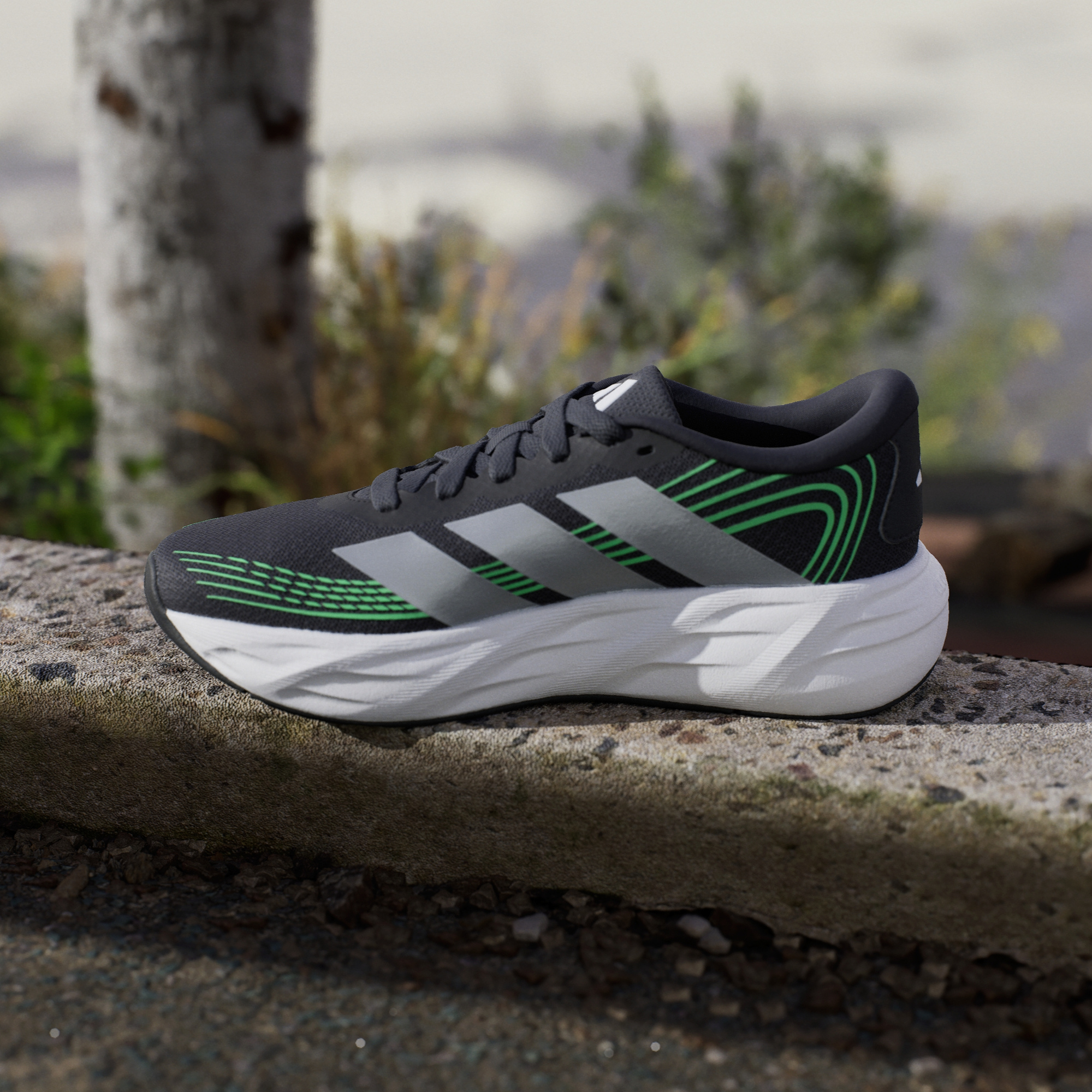 Tenis Adidas Infante Galaxy 8 Running KI1676 Gris Verde - Image 2