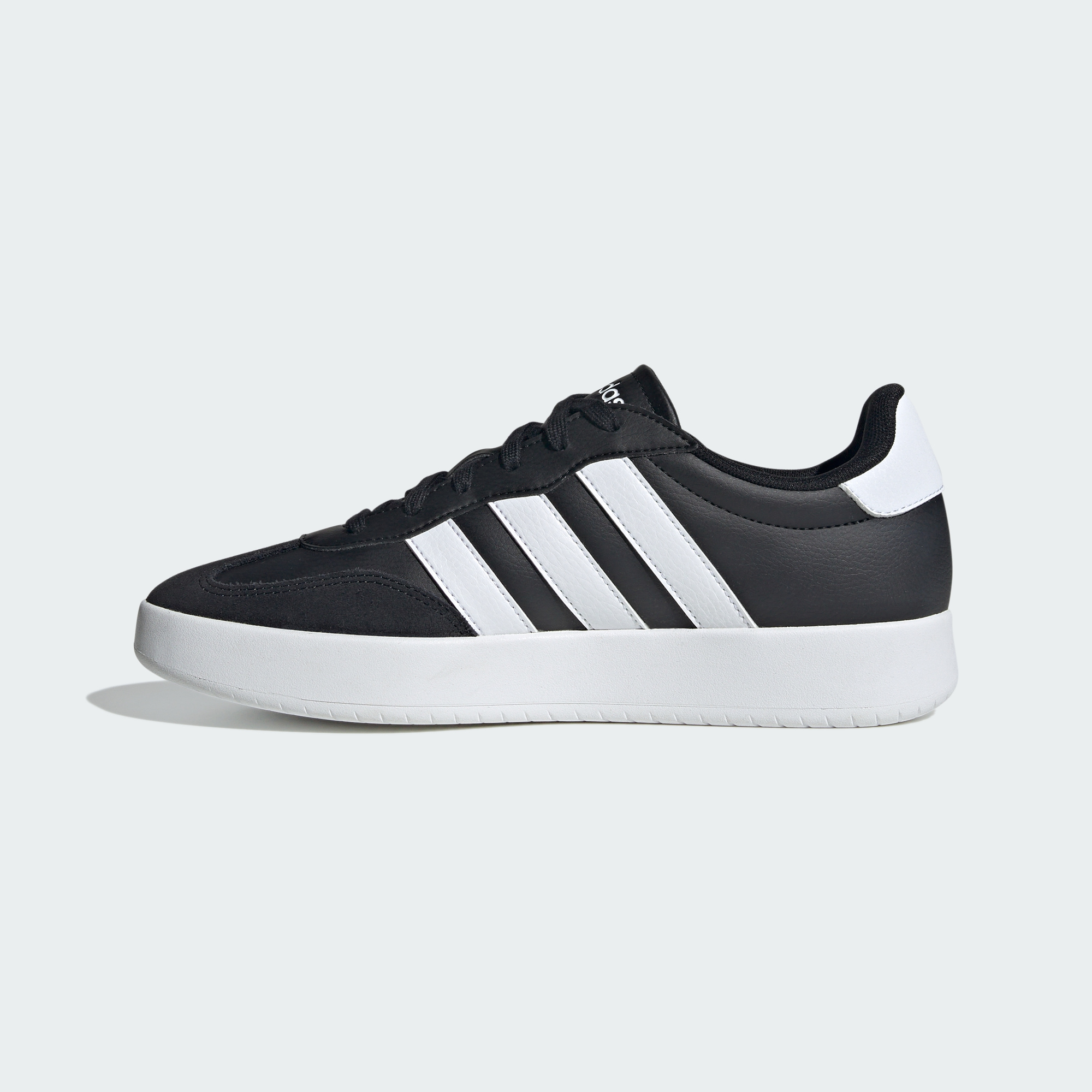 Tenis Adidas Hombre Barreda Casual JI2307 Negro Blanco - Image 2