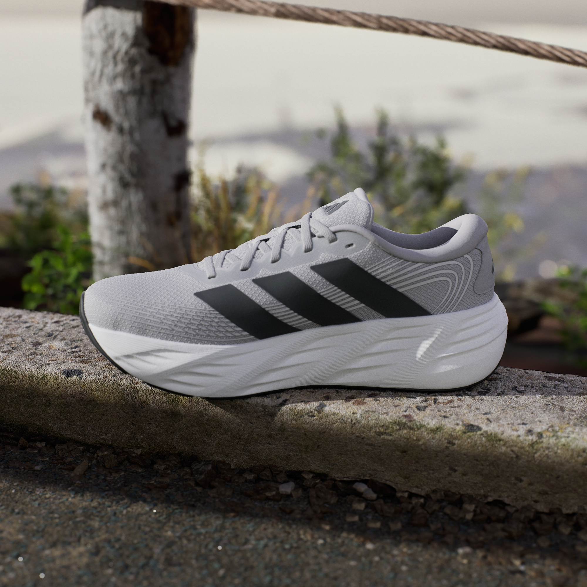 Tenis Adidas Hombre Galaxy 8 Running IH9808 Gris - Image 4