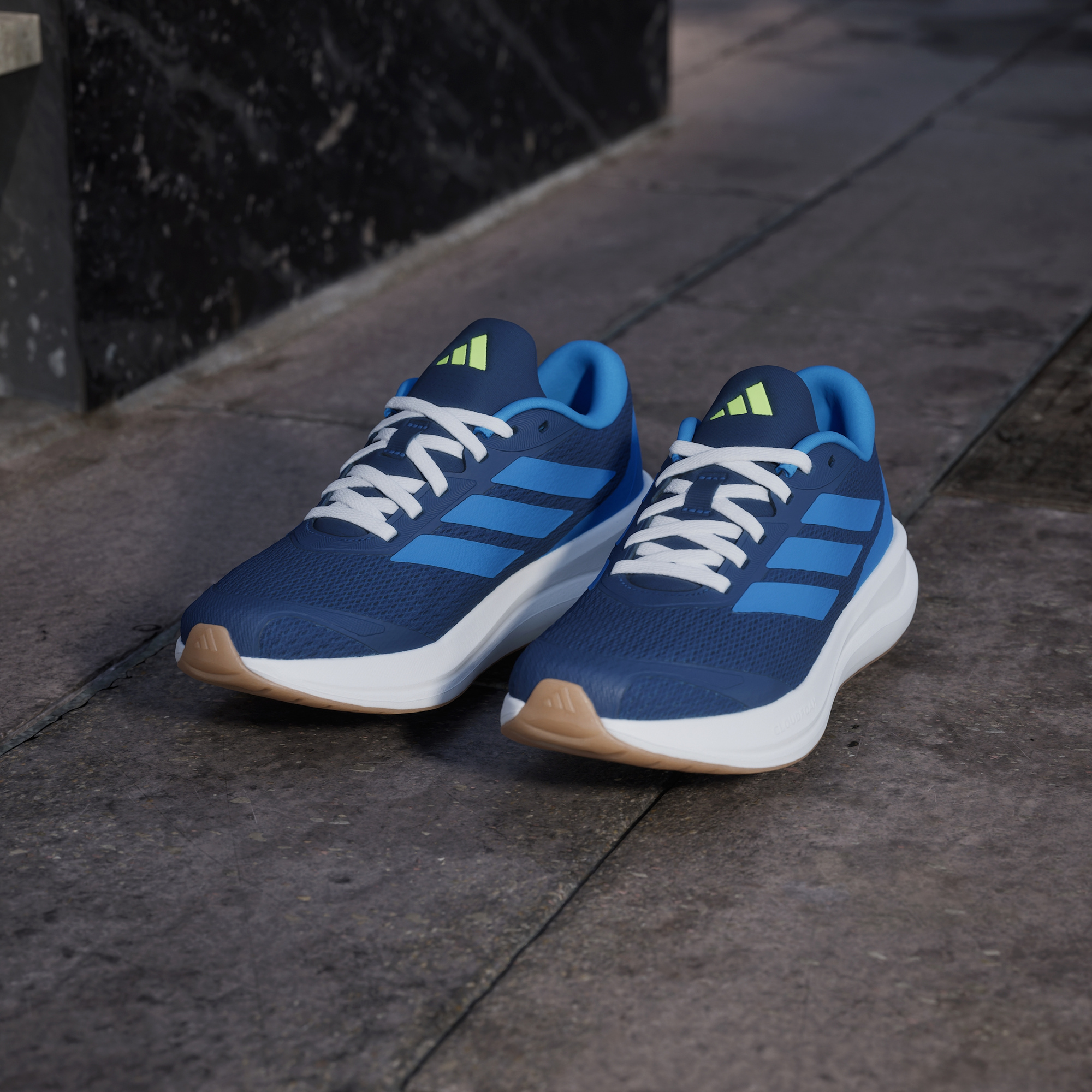 Tenis Adidas Niños Runfalcon 6 Running KI1789 Azul - Image 3